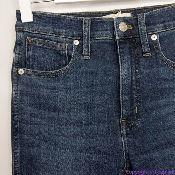 NEW Madewell 10" High-Rise Skinny Jeans in Marengo Wash, 26 - Picture 11 of 16